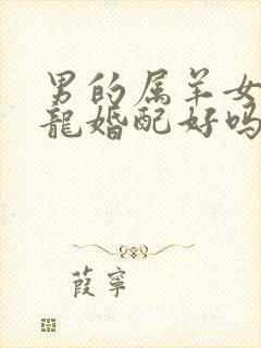 男的属羊女的属龙婚配好吗