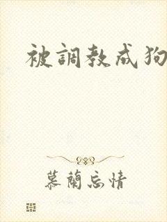 被调教成狗奴