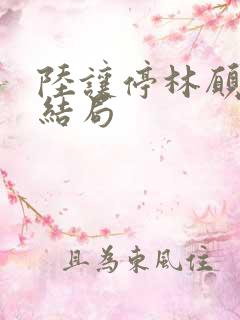 陆让停林愿宁大结局