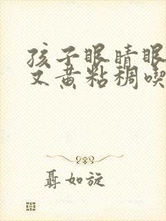 孩子眼睛眼屎多又黄粘稠吃什么药