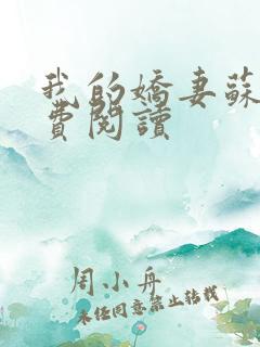 我的娇妻苏柔免费阅读