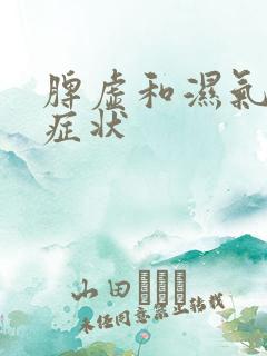 脾虚和湿气重的症状