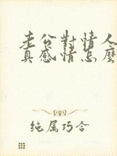 老公对情人动了真感情怎么挽回