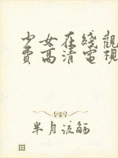 少女在线观看免费高清电视剧韩剧