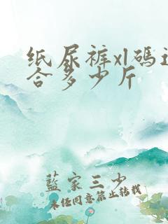 纸尿裤xl码适合多少斤