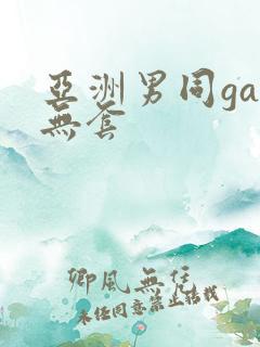 亚洲男同gay无套