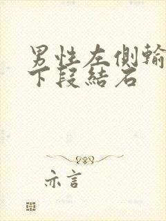 男性左侧输尿管下段结石