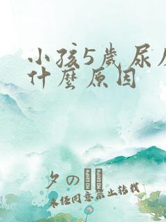 小孩5岁尿床是什么原因