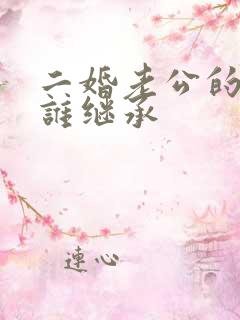 二婚老公的房子谁继承