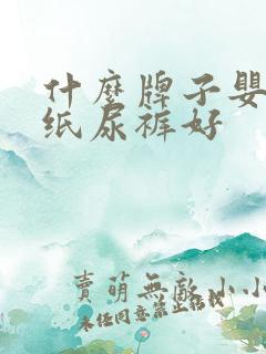 什么牌子婴幼儿纸尿裤好