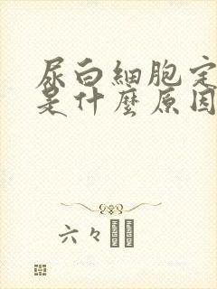 尿白细胞定量高是什么原因