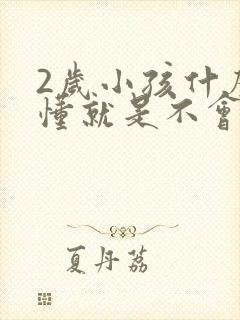 2岁小孩什么都懂就是不会说