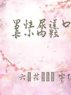 男性尿道口皮上长小肉粒