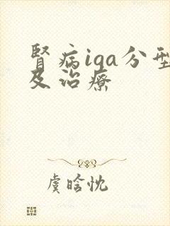 肾病iga分型及治疗