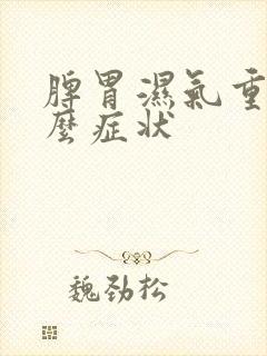 脾胃湿气重是什么症状