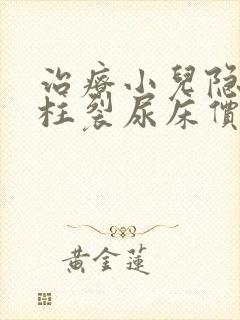 治疗小儿隐形脊柱裂尿床价钱