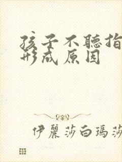 孩子不听指令的形成原因