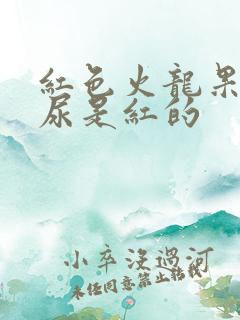 红色火龙果吃完尿是红的