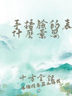 手捂脸的表情是什么意思