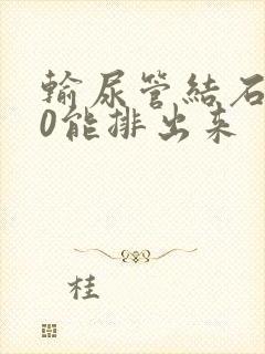 输尿管结石1.0能排出来