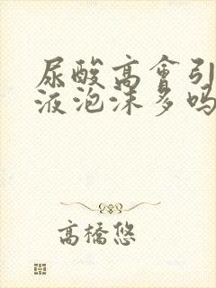 尿酸高会引起尿液泡沫多吗