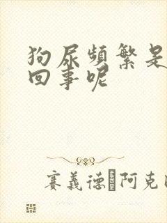 狗尿频繁是怎么回事呢