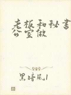 老板和秘书在办公室做