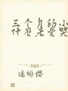 三个月的小孩为什么老爱哭