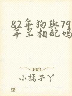 82年狗与79年羊相配吗