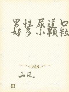 男性尿道口起了好多小颗粒