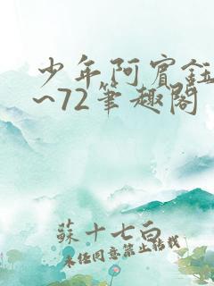 少年阿宾钰慧1~72笔趣阁