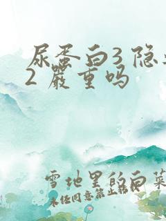 尿蛋白3 隐血2 严重吗