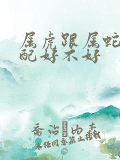 属虎跟属蛇的婚配好不好