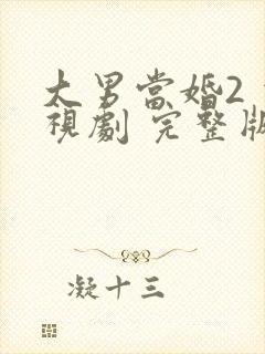 大男当婚2 电视剧 完整版免费