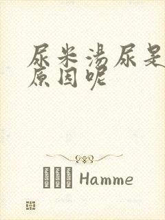 尿米汤尿是什么原因呢