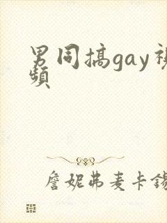 男同搞gay视频