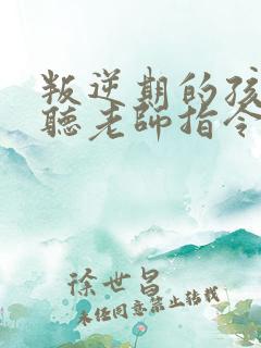 叛逆期的孩子不听老师指令怎办