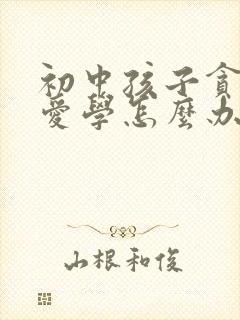 初中孩子贪玩不爱学怎么办