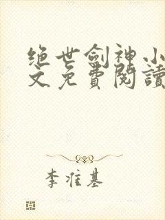 绝世剑神小说全文免费阅读