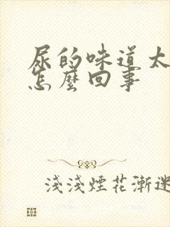 尿的味道太重是怎么回事