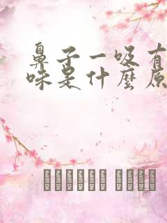 鼻子一吸有股臭味是什么原因