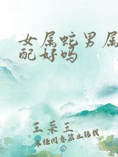 女属蛇男属羊婚配好吗