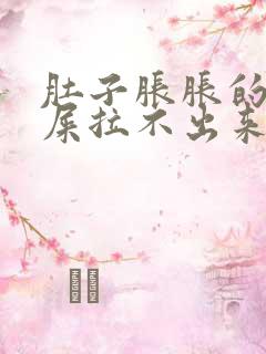 肚子胀胀的想拉屎拉不出来