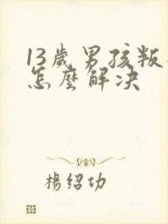 13岁男孩叛逆怎么解决