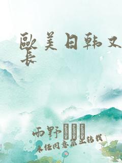 欧美日韩又粗又长