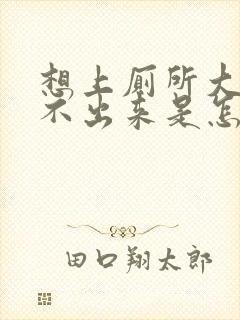 想上厕所大便拉不出来是怎么回事