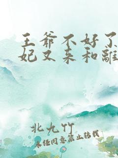 王爷不好了,王妃又来和离了小说