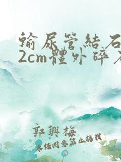 输尿管结石1.2cm体外碎石得多少钱