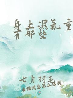 身上湿气重症状有哪些