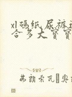 xl码纸尿裤适合多大宝宝